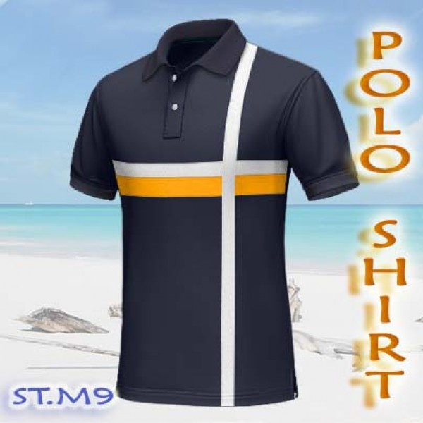 M9-Men's polo shirt